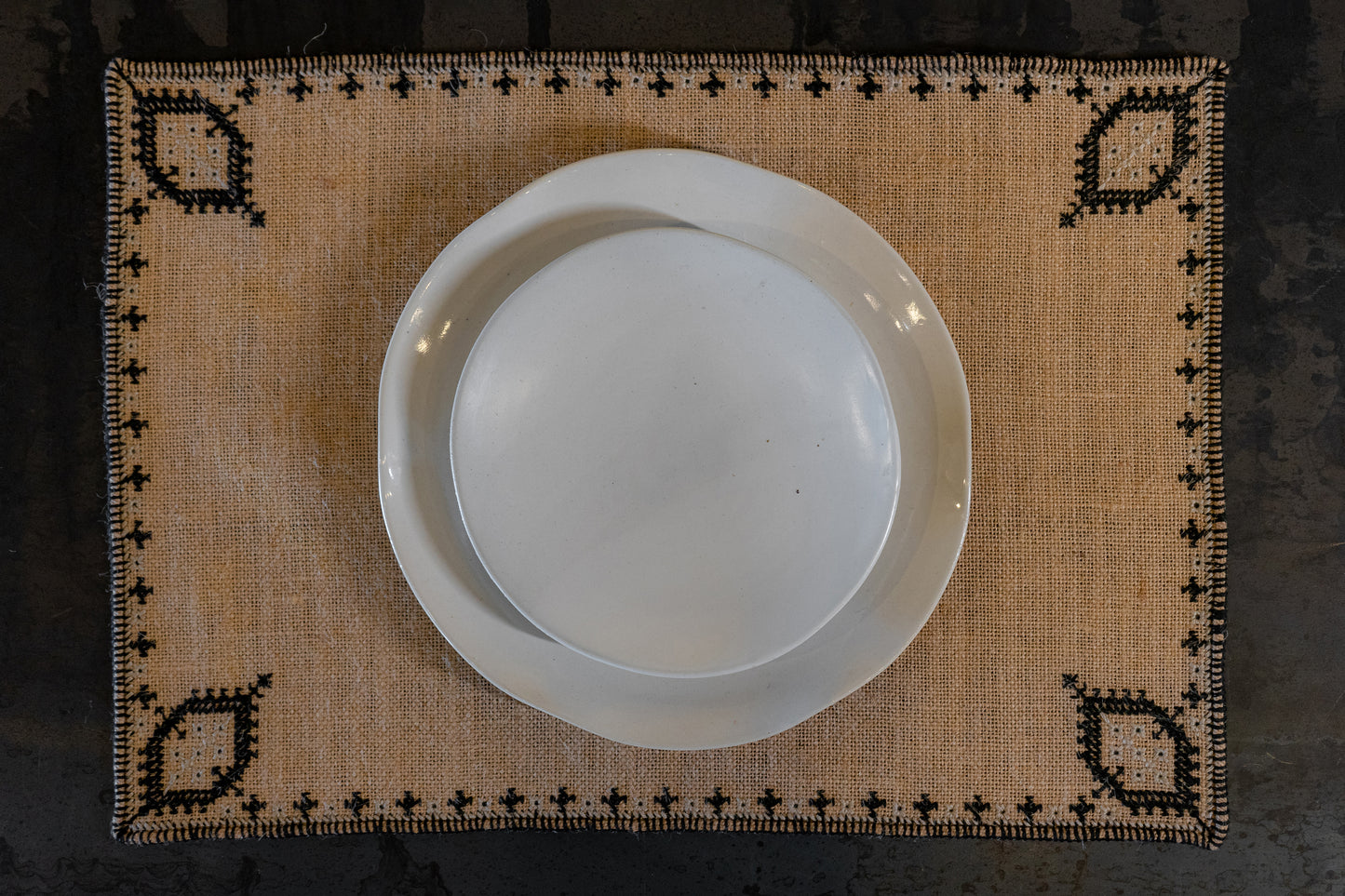 Moroccan Handwoven Placemats in Jute