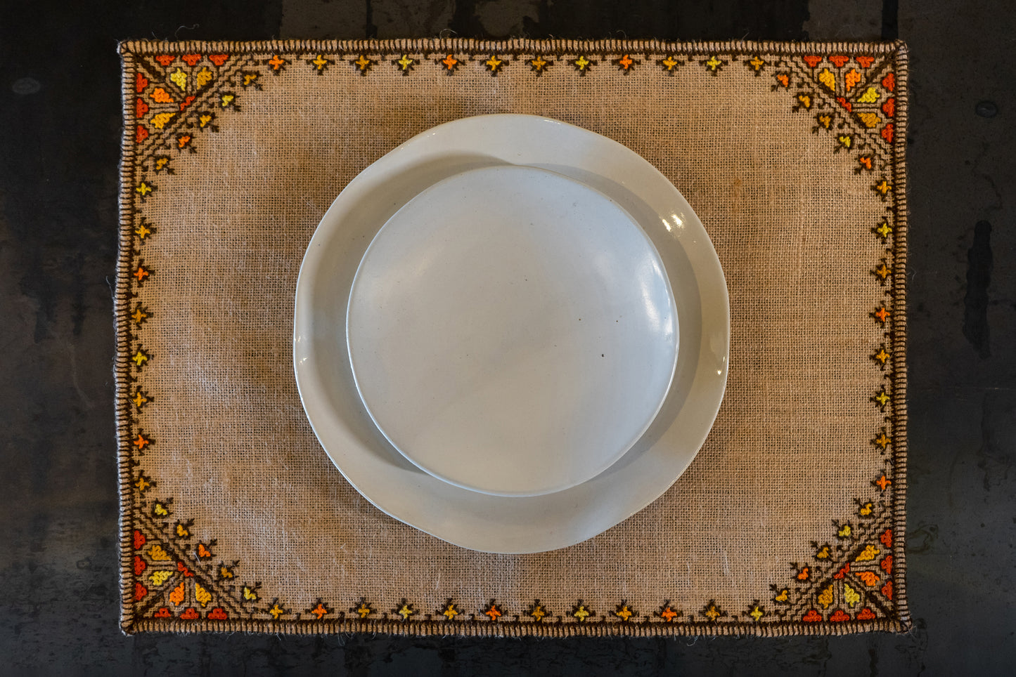 Moroccan Handwoven Placemats in Jute
