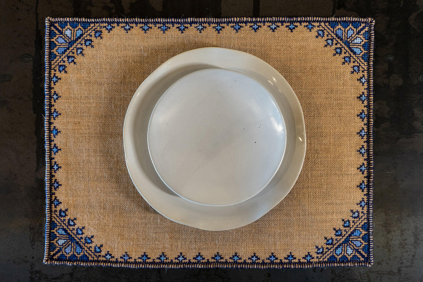 Moroccan Handwoven Placemats in Jute