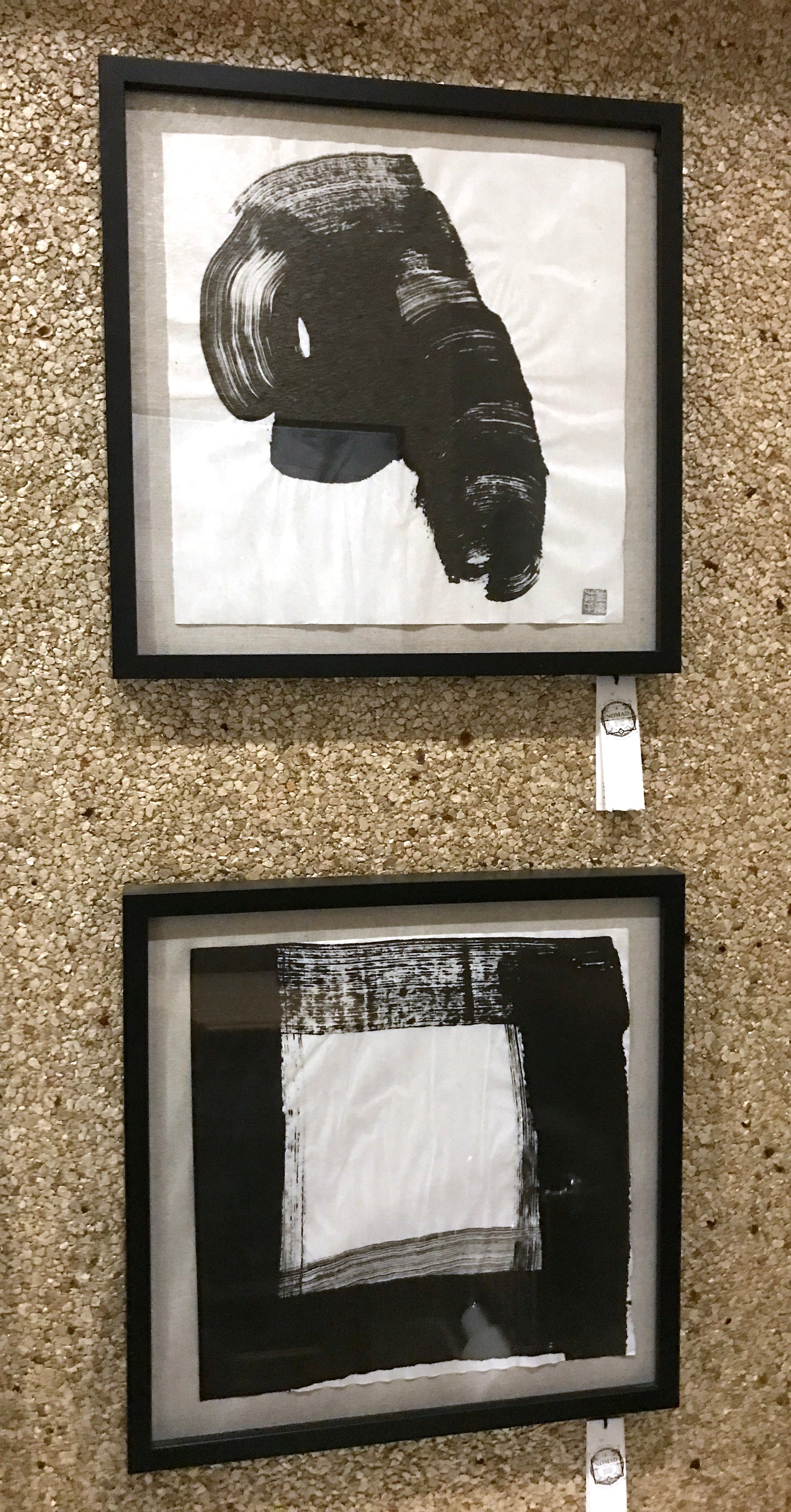Sean Rush Sumi Ink Brush Paintings on Rice Paper (2021)