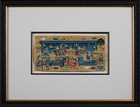 Mughal Miniature Procession Painting SR.16