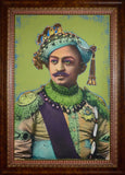 Maharajah Triptych Adorned with Swarovski Crystals