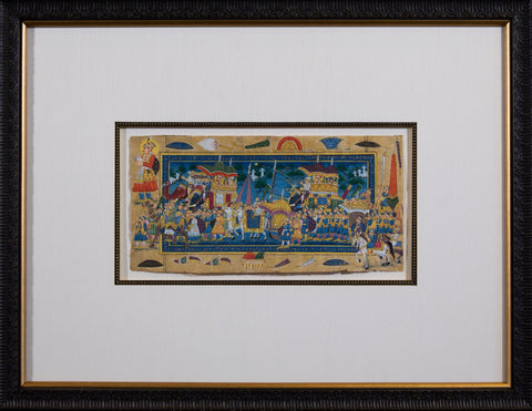 Mughal Miniature Procession Painting SR.18