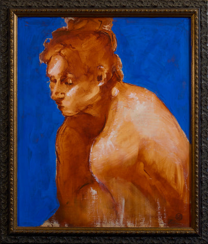 Contemplation In Blue