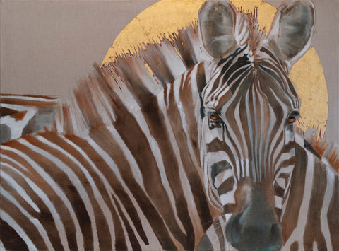 Zebra Montage Triptych I - II - III